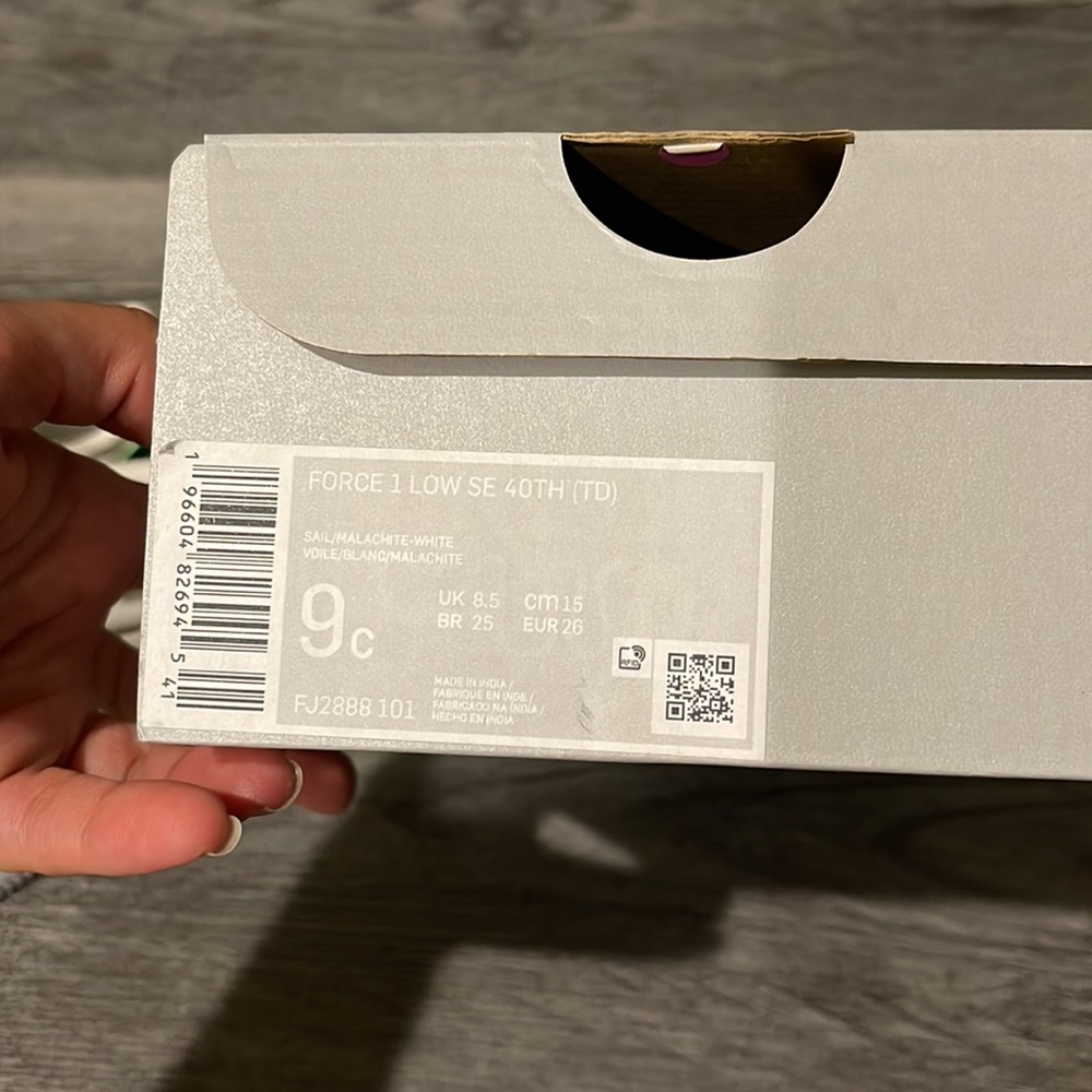 Preloved - TODDLER - Air Force 1 Nike - Picture 5 of 5